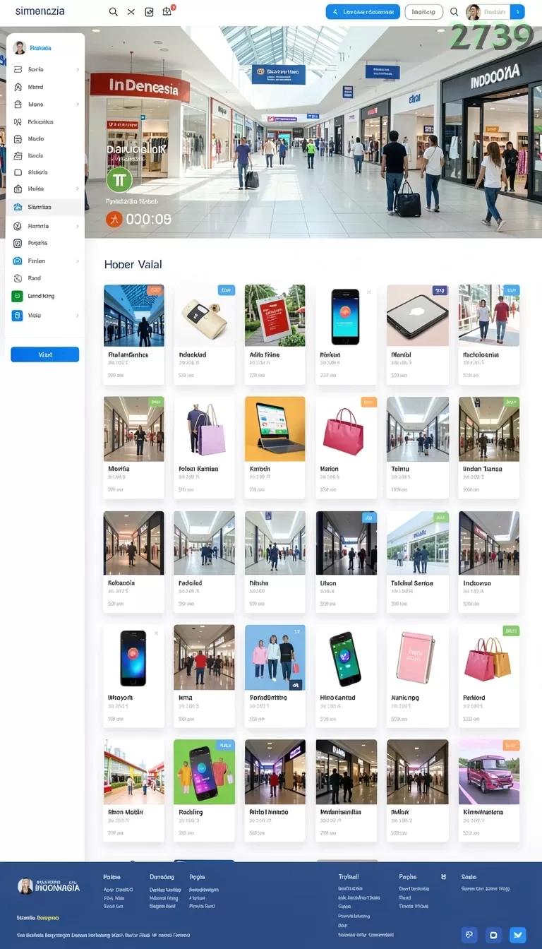 Cuplikan layar API303 — menu navigasi