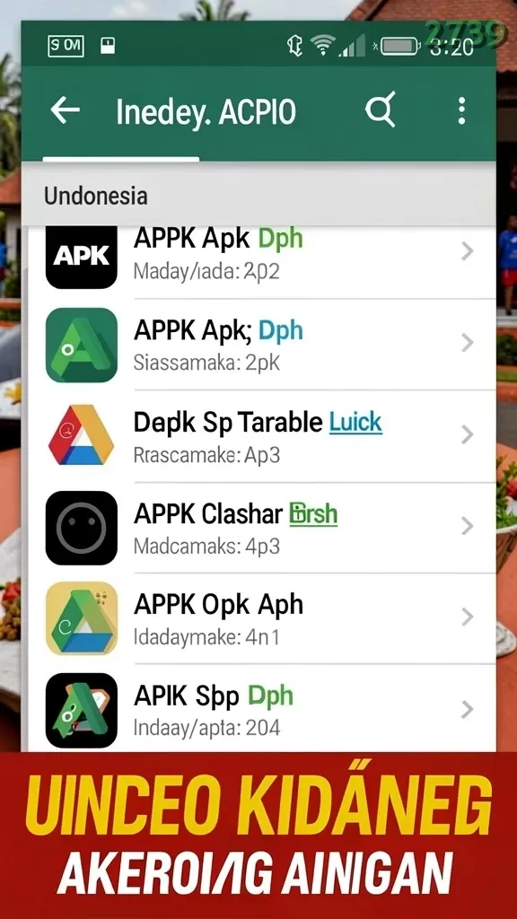 Cuplikan layar GARUDA365 — menu navigasi