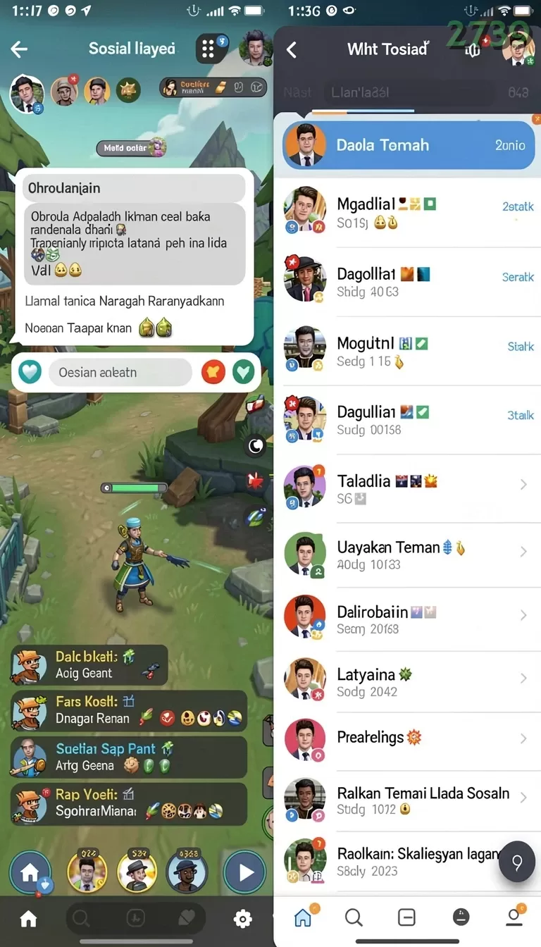 Cuplikan layar JARING08 — aktivitas