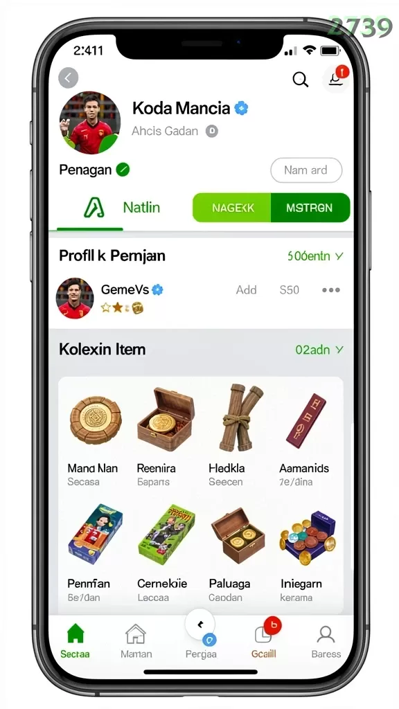 Cuplikan layar BAIM303 — menu navigasi